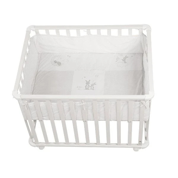 Roba Laufgitter Fox & Bunny Weiß, 75x100 Cm 2 Roba Laufgitter Fox & Bunny Weiß, 75x100 Cm – Bild 2