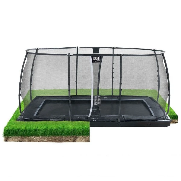 EXIT TOYS EXIT Dynamic Bodentrampolin 275x458 Cm Inkl. Sicherheitsnetz - Höchster Sprungkomfort 1 EXIT TOYS EXIT Dynamic Bodentrampolin 275x458 Cm Inkl. Sicherheitsnetz - Höchster Sprungkomfort