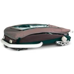 Croozer Kid Vaaya 1 Blossom Red 2in1 Fahrradanhänger & Buggy-Set -Babyprodukte Geschäft 121001122 croozer kid vayaa 1 blossom red gefaltet