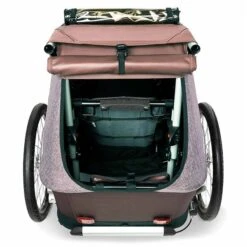 Croozer Kid Vaaya 1 Blossom Red 2in1 Fahrradanhänger & Buggy-Set -Babyprodukte Geschäft 121001122 croozer kid vayaa 1 blossom red kofferraum geoeffnet