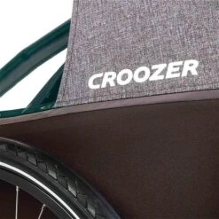 Croozer Kid Vaaya 1 Blossom Red 2in1 Fahrradanhänger & Buggy-Set -Babyprodukte Geschäft 121001122 croozer kid vayaa 1 blossom red logo detail