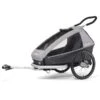Croozer Kid Keeke 2 Stone Grey 2in1 Fahrradanhänger & Buggy-Set