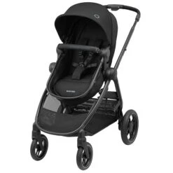 Maxi-Cosi Zelia3 Kinderwagen Set Essential Black Ab Geburt Bis Ca 4 Jahre Nutzbar -Babyprodukte Geschäft 1210672111 2021 maxicosi stroller zelia3 essentialblack 3qrtleft 1