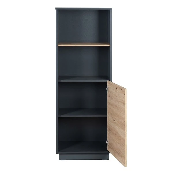 Roba Lenn Standregal Anthrazit/natur 2 Roba Lenn Standregal Anthrazit/natur – Bild 2