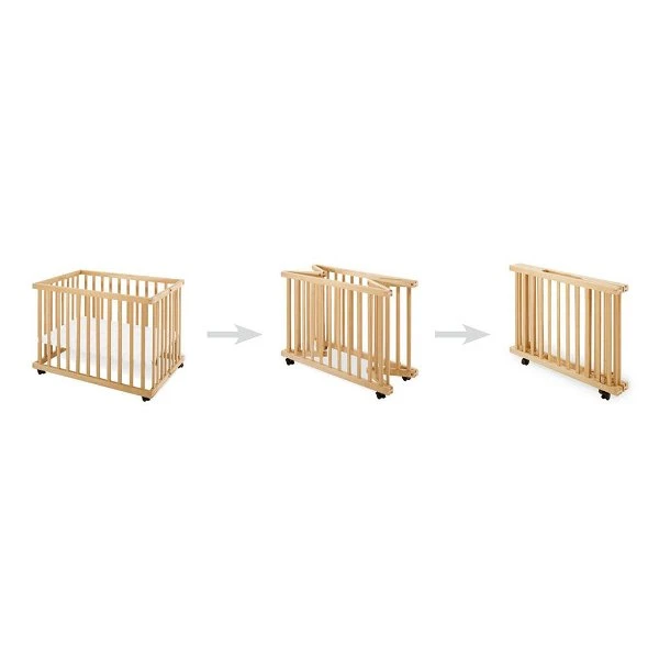 Pinolino Laufgitter Levin Faltbar 100 X 75 Cm Buche Teilmassiv, Unbehandelt - Zum Toppreis 2 Pinolino Laufgitter Levin Faltbar 100 X 75 Cm Buche Teilmassiv, Unbehandelt - Zum Toppreis – Bild 2