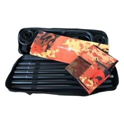 Sol-O-Cot Einzelbett Orange Limited Edition Mit Seitentasche Das Campingbett Von Disc-O-Bed -Babyprodukte Geschäft 19800wt bag open