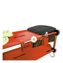 Kid-O-Bunk Campingbett Rot Mit Seitentaschen Etagenbett Von Disc-O-Bed -Babyprodukte Geschäft 19808krd organizerkob red 02