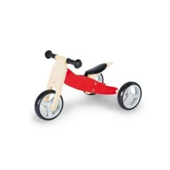 Pinolino Mini-Laufdreirad Charlie Rot/natur Birke Massiv, Klar Und Rot Lackiert - Zum Toppreis -Babyprodukte Geschäft 239426 01 gr 3