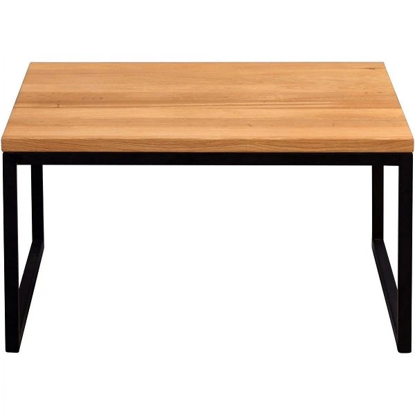 HomeTrends4You Couchtisch Karolin Wildeiche Massiv Geölt | Metall Schwarz 2 HomeTrends4You Couchtisch Karolin Wildeiche Massiv Geölt | Metall Schwarz – Bild 2