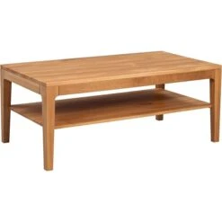 HomeTrends4You Couchtisch Frisco Wildeiche Massiv Geölt