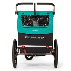 Burley Encore X Fahrradanhänger Türkis 2-Sitzer Mit Buggy-Funktion -Babyprodukte Geschäft 3 encore x rear webex