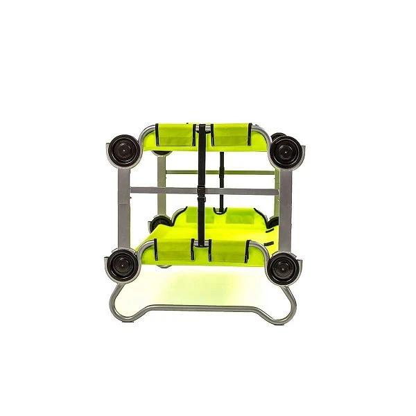 Kid-O-Bunk Campingbett Grün Mit Seitentaschen Etagenbett Von Disc-O-Bed 6 Kid-O-Bunk Campingbett Grün Mit Seitentaschen Etagenbett Von Disc-O-Bed – Bild 6