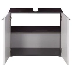 Trendteam Tetis Badmöbel 3-teilig Weiß / Graphit -Babyprodukte Geschäft 30096