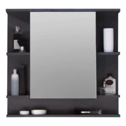 Trendteam Tetis Badmöbel 3-teilig Weiß / Graphit -Babyprodukte Geschäft 30100 1