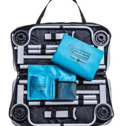 Kid-O-Bed Einzelbett Blau Mit Geradem Rahmen Das Campingbett Von Disc-O-Bed -Babyprodukte Geschäft 30105sn blau