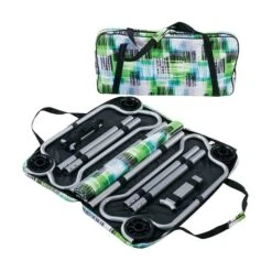 Kid-O-Bunk Campingbett Block Pattern Mit Seitentaschen Das Etagenbett Von Disc-O-Bed 10 Kid-O-Bunk Campingbett Block Pattern Mit Seitentaschen Das Etagenbett Von Disc-O-Bed -Babyprodukte Geschäft 30205b 3 bags