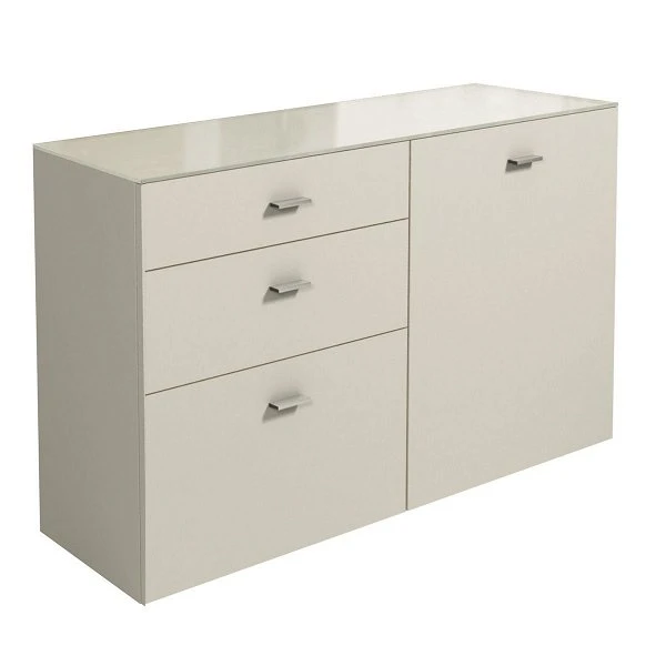 Now! No.14 By Hülsta Sideboard 4R 3 Schubladen 76,8x175x42 - Lack-seidengrau/Hochglanz-seidengrau 1 Now! No.14 By Hülsta Sideboard 4R 3 Schubladen 76,8x175x42 - Lack-seidengrau/Hochglanz-seidengrau