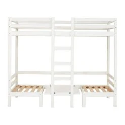 Hoppekids JUMBO Etagenbett ECO Dream 90x200 Cm Nicht Teilbar | Mit Sitzbank & Tisch -Babyprodukte Geschäft 36 1040 82 09a 2 1