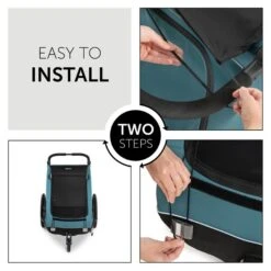 Hauck Bike Trailer Sunshade Sonnenschutz -Babyprodukte Geschäft 4007923550366.pt03.bike trailer sunshade black