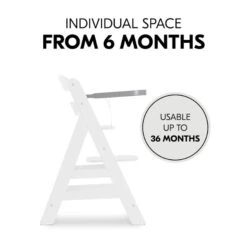 Hauck Alpha Wooden Tray Esstablet -Babyprodukte Geschäft 4007923550557.pt03.alpha wooden tray grey