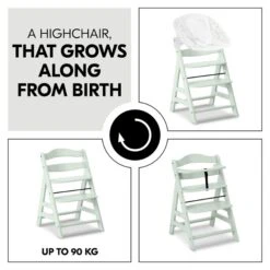 Hauck Alpha+ Hochstuhl -Babyprodukte Geschäft 4007923661420.pt04.alpha mint