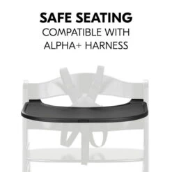 Hauck Alpha Click Tray Esstablett -Babyprodukte Geschäft 4007923661642.pt05.alpha click tray black