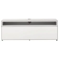 Now! By Hülsta Easy Wohnwand Lack-reinweiß 181x384x45 Mit Media-Lowboard - 9-teilig -Babyprodukte Geschäft 43613 huelsta now easy 160229f2 gr 6