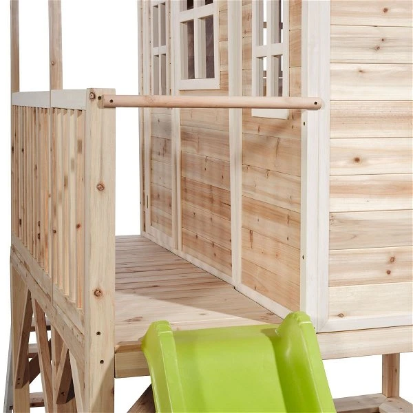 EXIT TOYS EXIT Loft 550 Holzspielhaus - Natur Klares Design - Mit Sandkasten, Rutsche & Anbau 2 EXIT TOYS EXIT Loft 550 Holzspielhaus - Natur Klares Design - Mit Sandkasten, Rutsche & Anbau – Bild 2