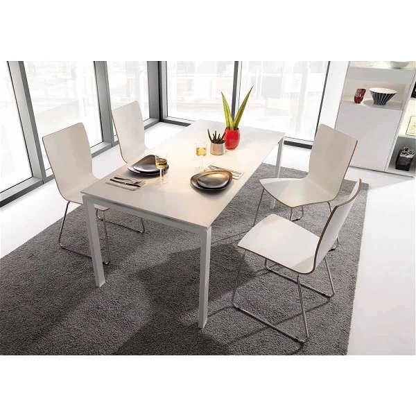 Now! By Hülsta Esstisch ET 22 Breite Wählbar Lack-reinweiß 2 Now! By Hülsta Esstisch ET 22 Breite Wählbar Lack-reinweiß – Bild 2