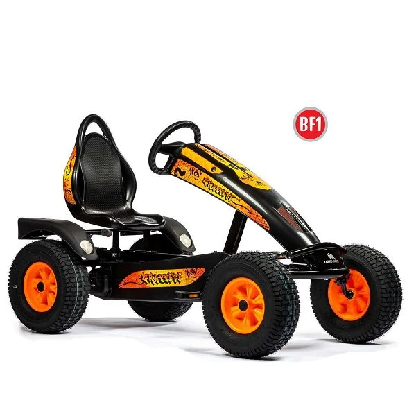 Dino Cars Graffiti BF1 GoKart Schwarz Mit Bremsfreilauf & Pendelachse 1 Dino Cars Graffiti BF1 GoKart Schwarz Mit Bremsfreilauf & Pendelachse