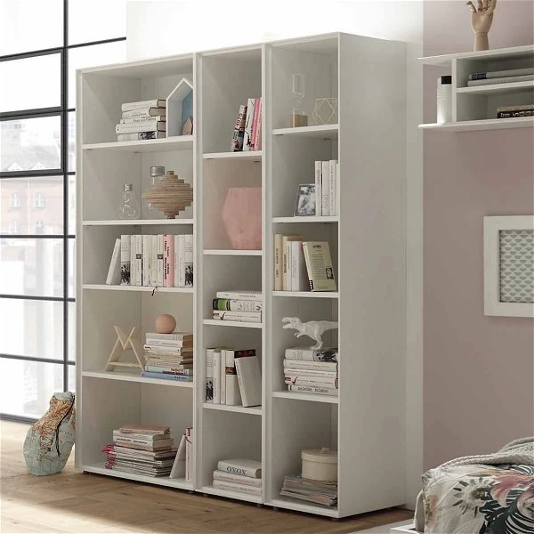 Now! By Hülsta Easy Regal Reinweiß 180x128x44 3-teilig 1 Now! By Hülsta Easy Regal Reinweiß 180x128x44 3-teilig