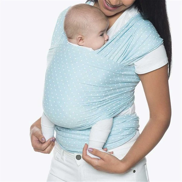 Ergobaby Aura Wrap Tragetuch Baby Blue 1 Ergobaby Aura Wrap Tragetuch Baby Blue