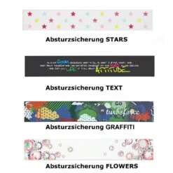 Manis-h Hochbett ASK Einfarbig Höhe 155 Cm, 20 Farben Wählbar -Babyprodukte Geschäft auswahl designabsturzsicherung