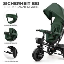 Kinderkraft AVEO Dreirad Mystic Green -Babyprodukte Geschäft aveo mystic green g7 de