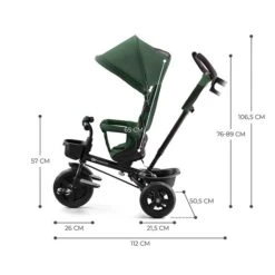 Kinderkraft AVEO Dreirad Mystic Green -Babyprodukte Geschäft aveo mystic green g9