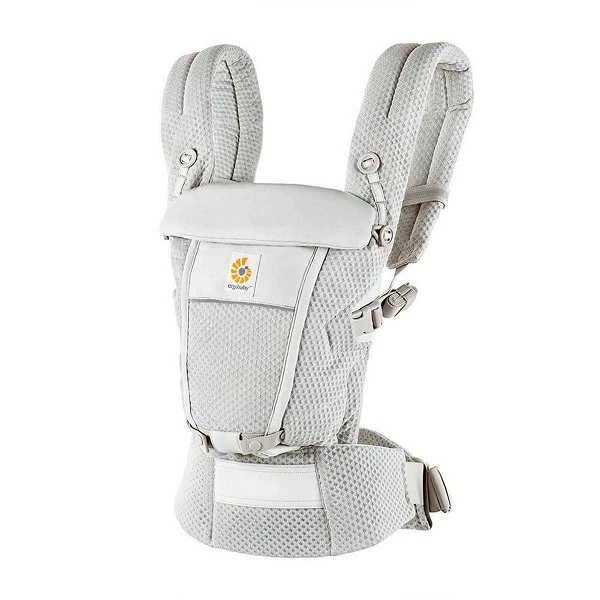 Ergobaby Adapt SoftFlex Mesh Pearl Grey Babytrage 1 Ergobaby Adapt SoftFlex Mesh Pearl Grey Babytrage