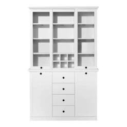 Trendteam Baxter Buffet-Kombination Weiß Dekor