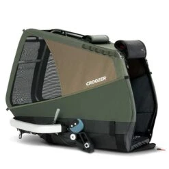 Croozer Dog Enna Moss Green Fahrradanhänger Für Mittelgroße Hunde Geeignet -Babyprodukte Geschäft croozer dog enna moss green 2022 box side