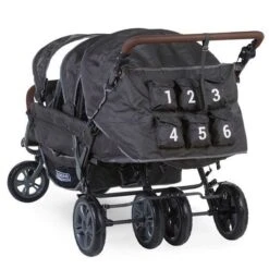 Childhome Neuer Six Seater Sechserwagen Anthrazit, Robust Und Komfortabel -Babyprodukte Geschäft cwsixn 18304 1