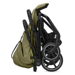 CYBEX Eezy S+2 Buggy Nature Green Gestell In Black | Mit All-Terrain Rädern -Babyprodukte Geschäft cyb 22 int y270 eezys 2 blk nagr fold self standing