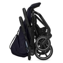 CYBEX Eezy S+2 Buggy Ocean Blue Gestell In Black | Mit All-Terrain Rädern -Babyprodukte Geschäft cyb 22 int y270 eezys 2 blk ocbl fold self standing