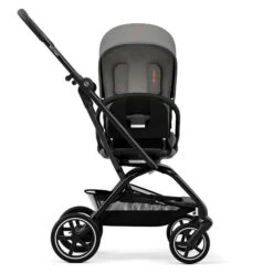 CYBEX Eezy S Twist+2 Buggy Lava Grey Gestell Black | Mit All-Terrain Rädern -Babyprodukte Geschäft cyb 22 int y270 eezystwist 2 blk lagr rotation