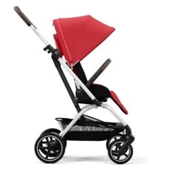 CYBEX Eezy S Twist+2 Buggy Hibiscus Red Gestell Silver | Mit All-Terrain Rädern -Babyprodukte Geschäft cyb 22 int y270 eezystwist 2 slv hibr