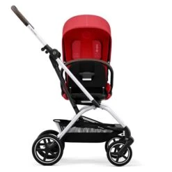 CYBEX Eezy S Twist+2 Buggy Hibiscus Red Gestell Silver | Mit All-Terrain Rädern -Babyprodukte Geschäft cyb 22 int y270 eezystwist 2 slv hibr rotation