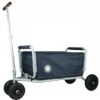 Beachtrekker LiFe Bollerwagen Blau Stabil Und Leicht Inkl. Feststellbremse