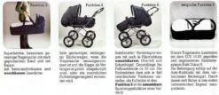 HESBA Concepto Kinderwagen Außen 286 Innen 200 Räder Schwarz 30 Cm -Babyprodukte Geschäft funktionen 800 2