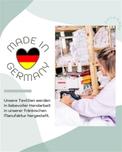 Mionido Stubenwagen Maxi Weiß Pyjamabär Blau Inkl. Garnierung, Matratze Und Matratzenbezug -Babyprodukte Geschäft generell made in germany 1