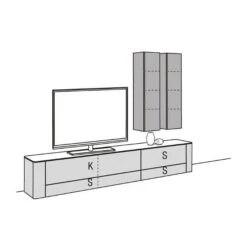 Hülsta Gentis Wohnwand 3 - Akzent Naturstamm - Breite 316,8 Cm 9 Hülsta Gentis Wohnwand 3 - Akzent Naturstamm - Breite 316,8 Cm -Babyprodukte Geschäft gentis 3 strich