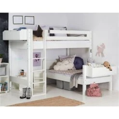 Manis-h Etagenbett GLEN Einfarbig Flexibles Kombibett - 20 Farben Wählbar -Babyprodukte Geschäft glen winkel bsp gr 2