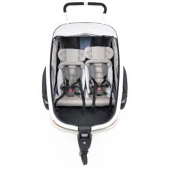 Hamax Outback Fahrradanhänger Navy Blau Inkl. Deichsel & Buggyrad -Babyprodukte Geschäft hamax outback feature comfort seats and solid frame 1